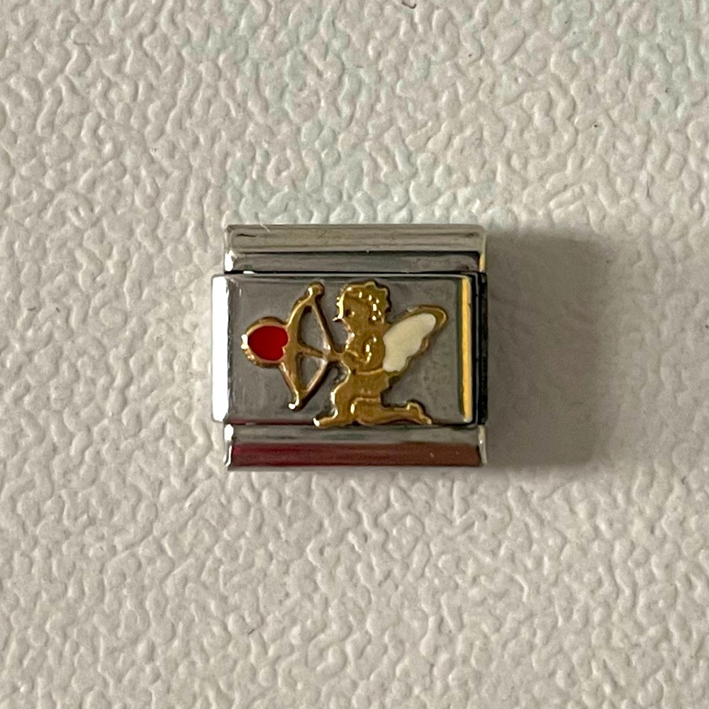 Nomination Bracelet Charm - Cupid with bow and arrow
